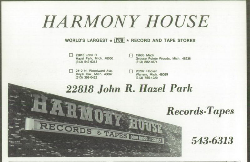 Harmony House Records and Tapes - Hazel Park - 22818 John R 9 (newer photo)